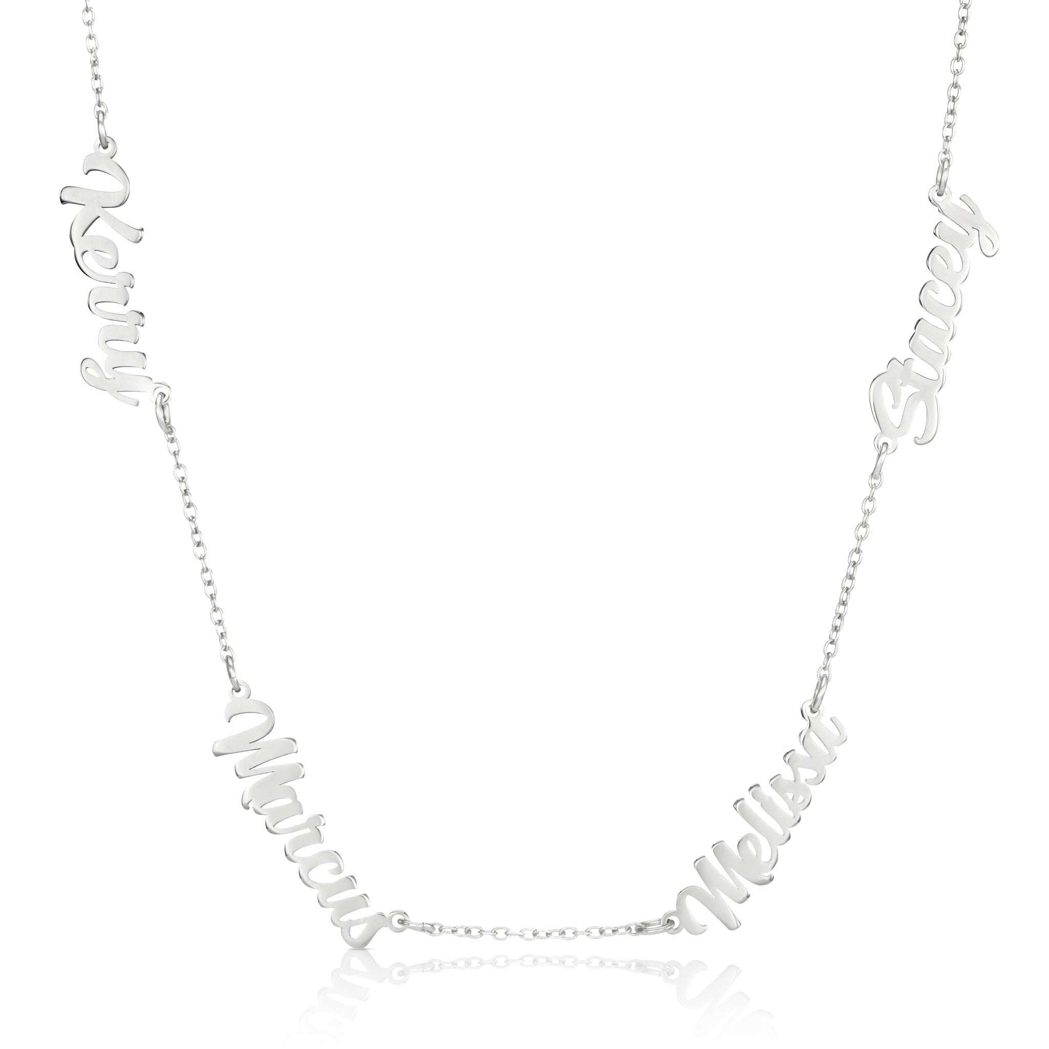 Personalised Multiple Family Name Necklace