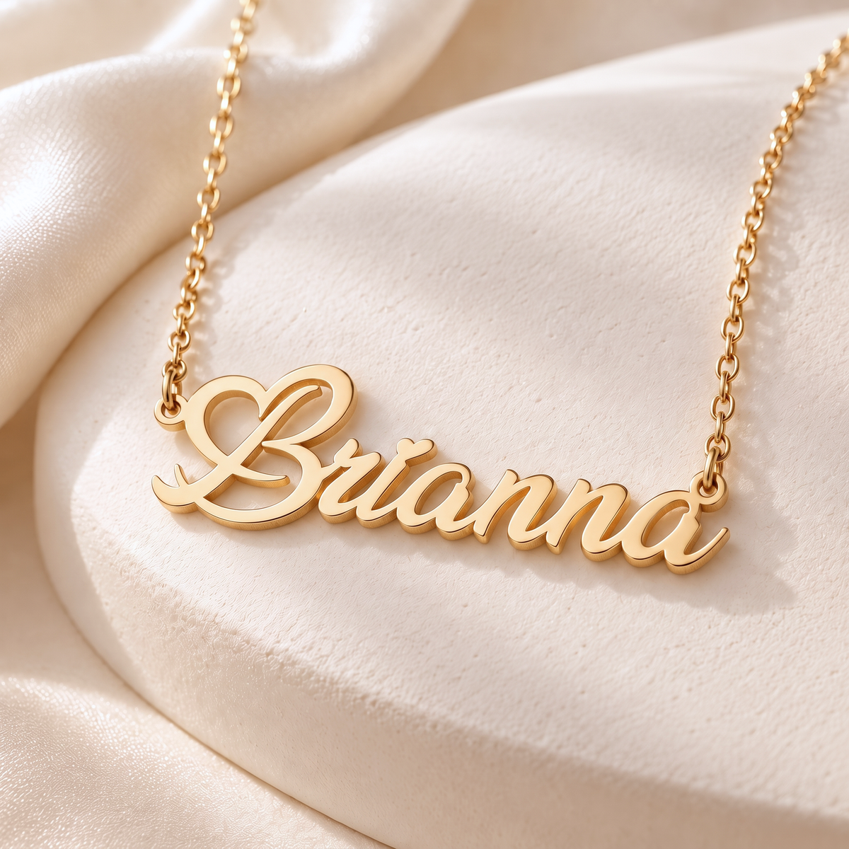 Personalised Heart Name Necklace