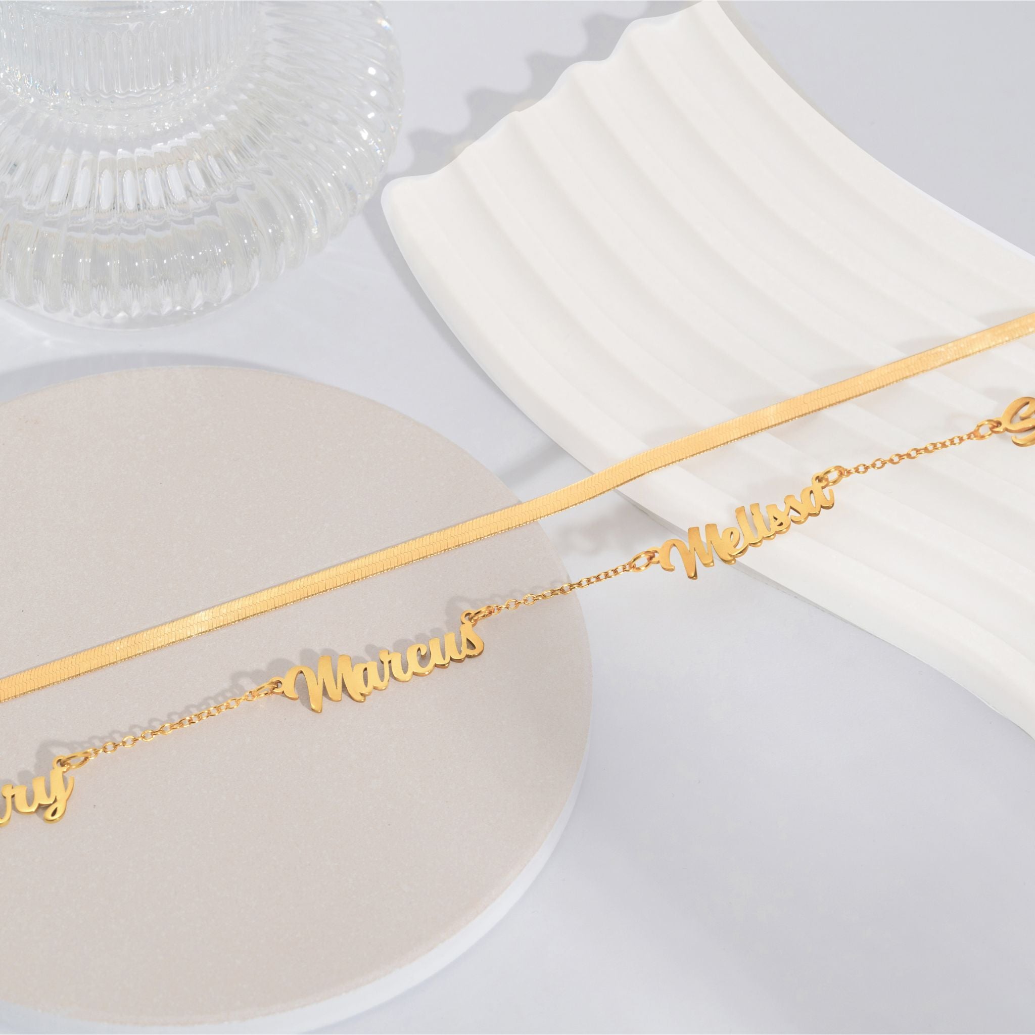 Personalised Multiple Family Name Necklace