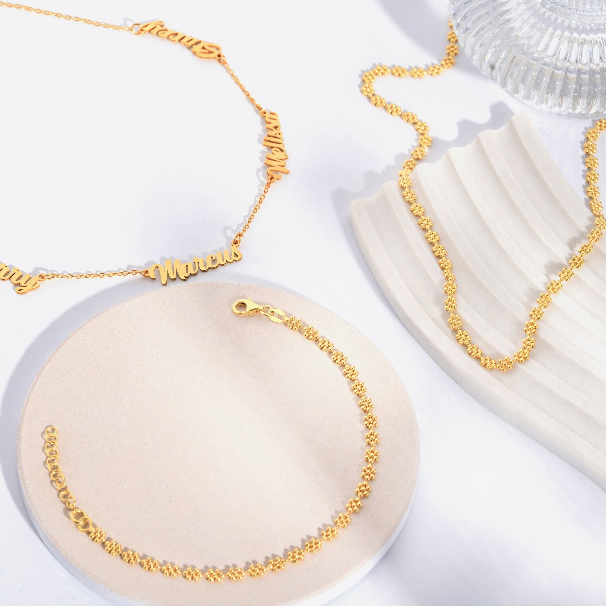 Personalised Multiple Family Name Necklace