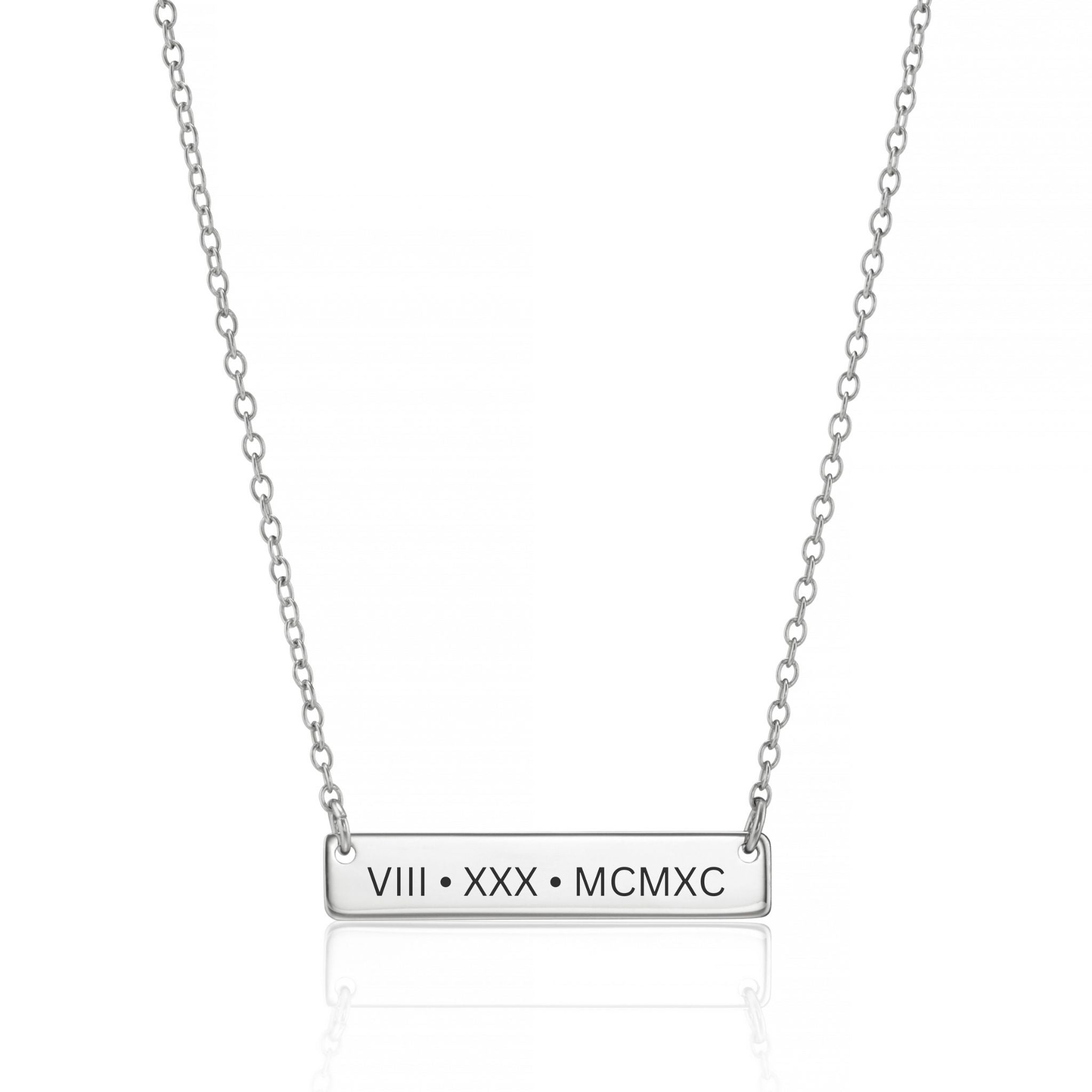 Personalised Dainty Name Tag Necklace