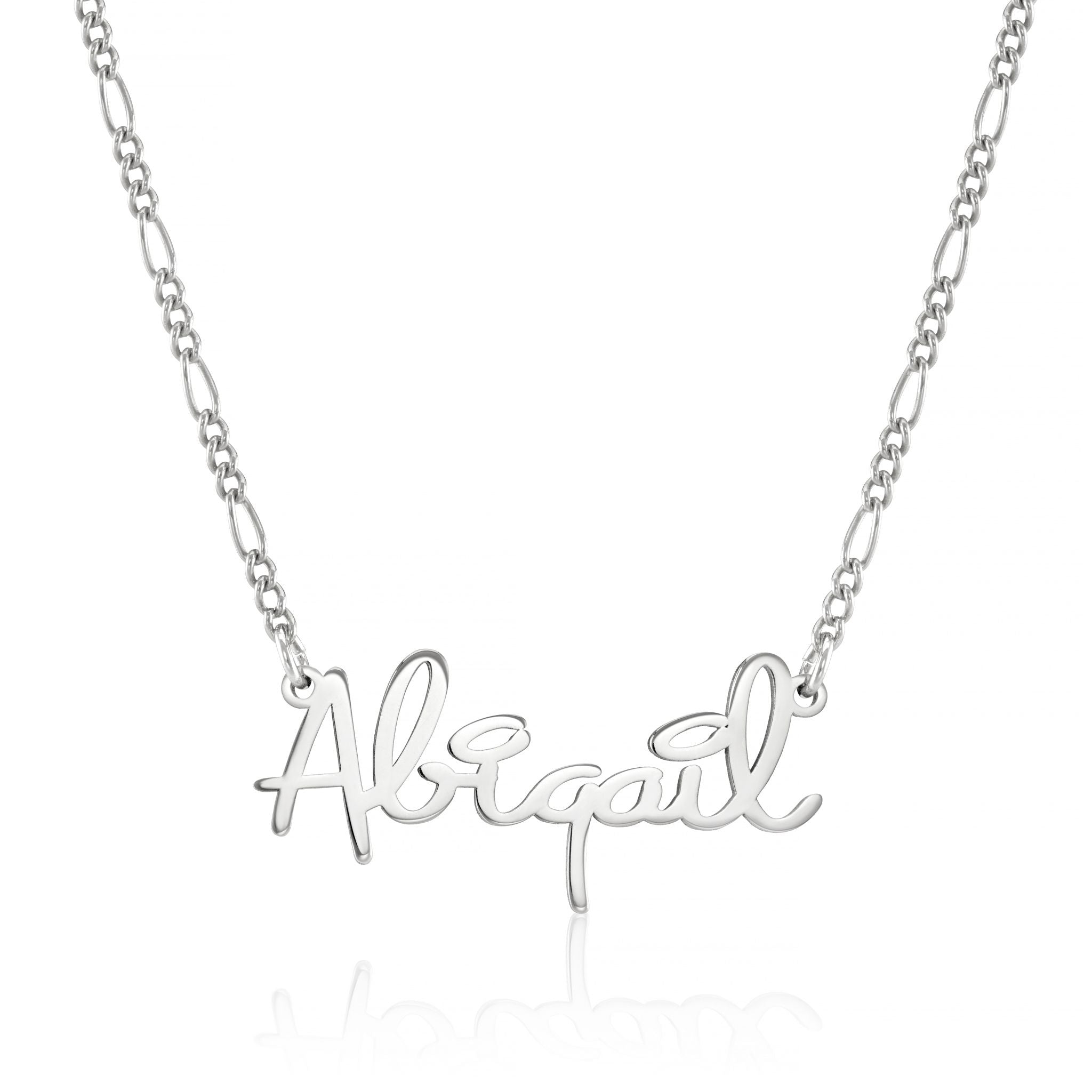 Personalised Name Necklace Pendant in Unique Font