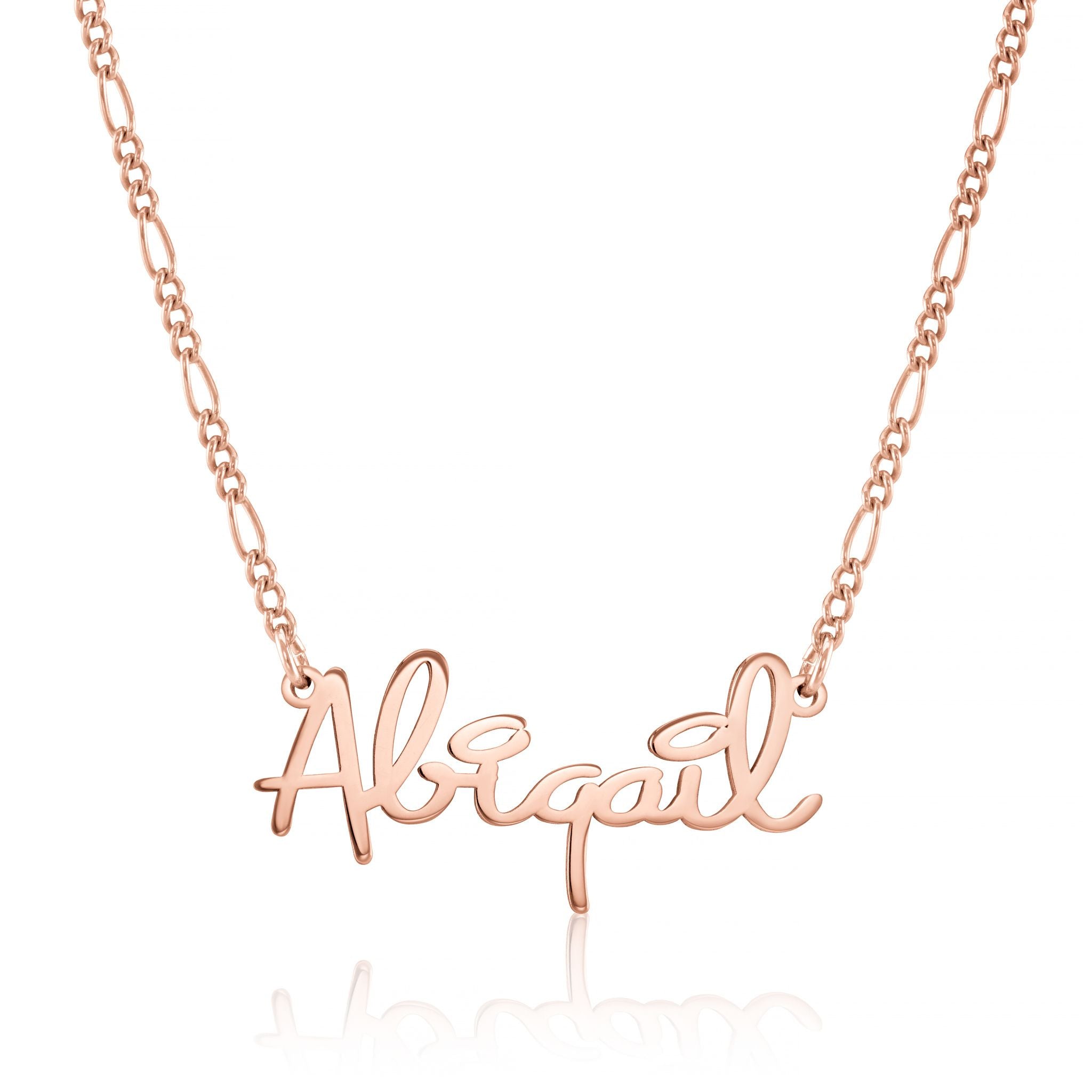 Personalised Name Necklace Pendant in Unique Font