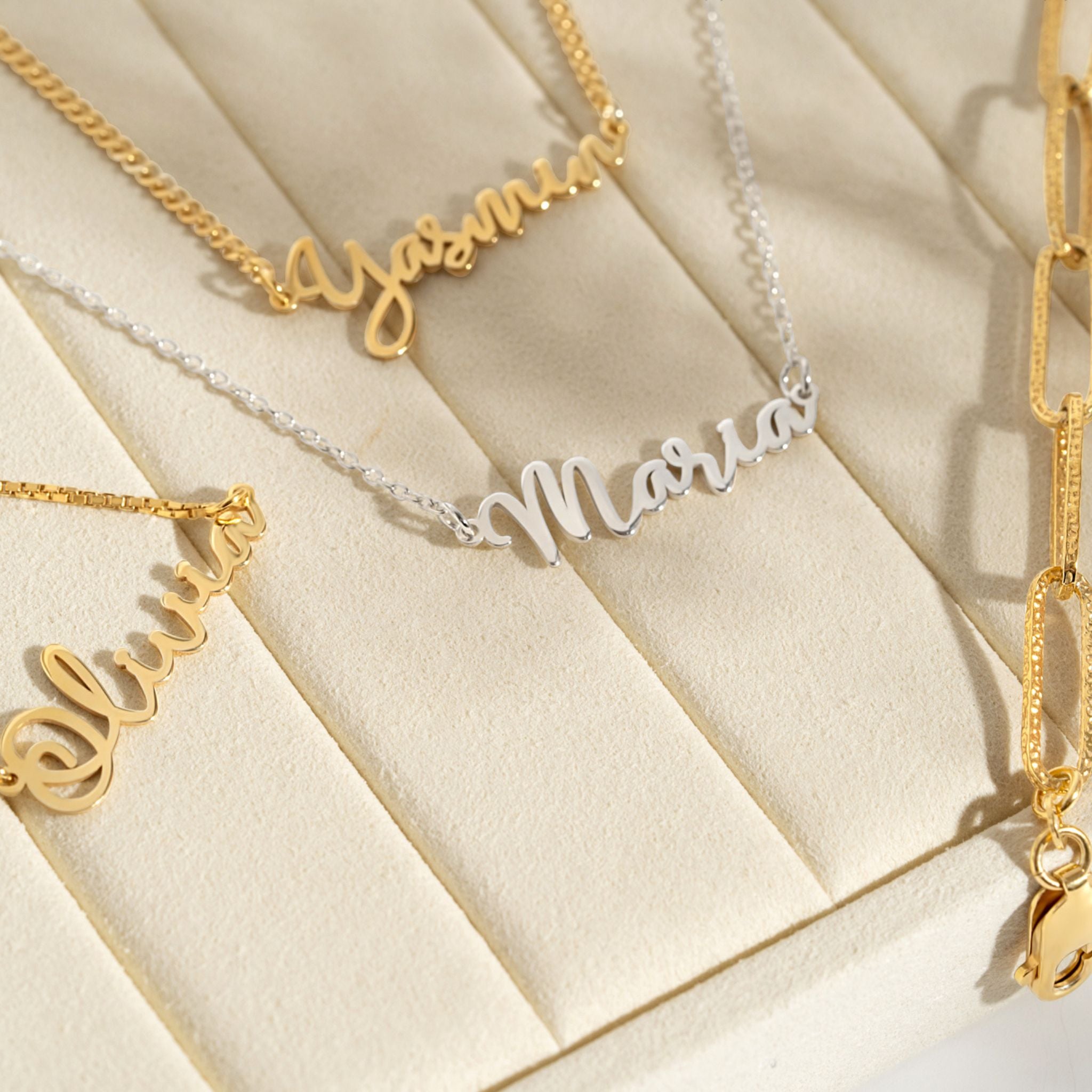 Personalised Name Necklace | Available in Silver, Gold or Rose Gold