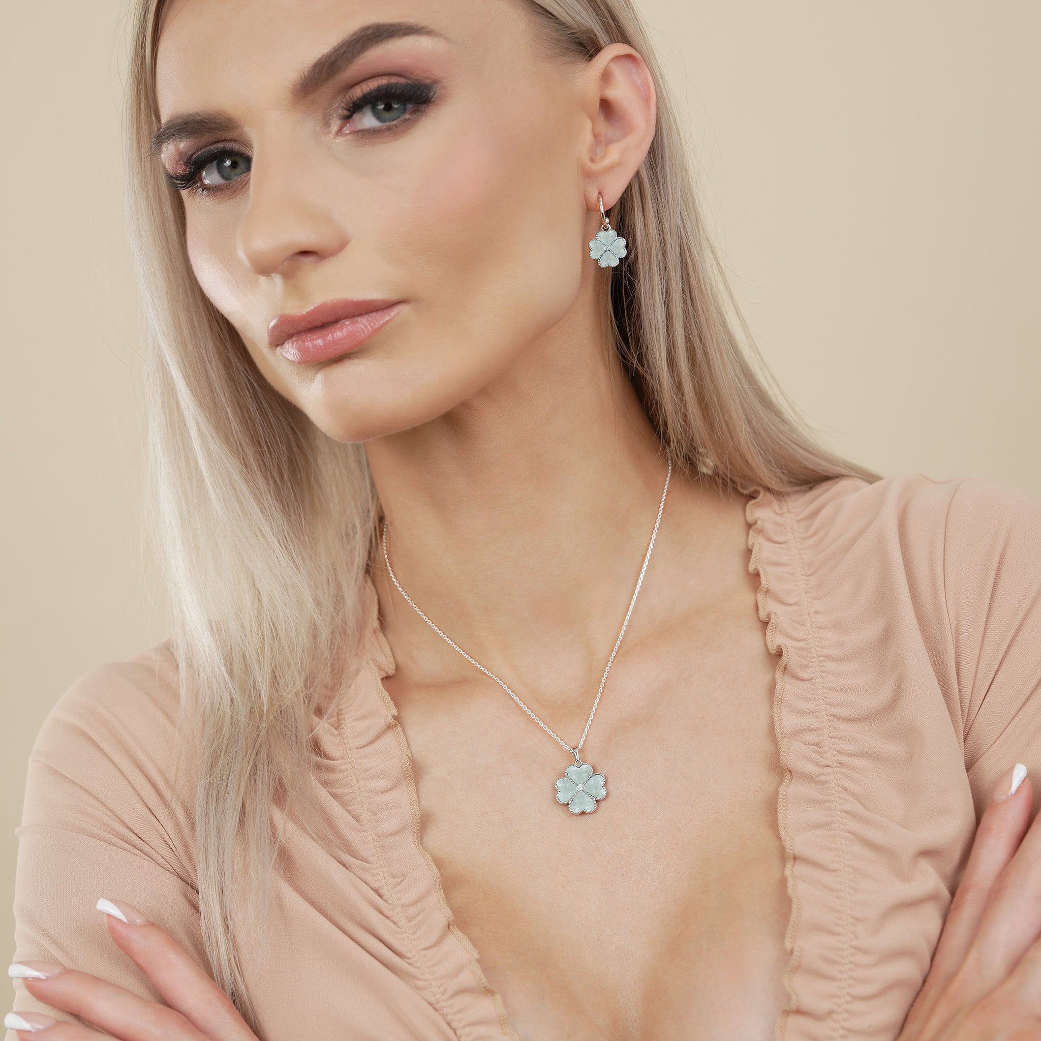 Double-Sided Clover Necklace