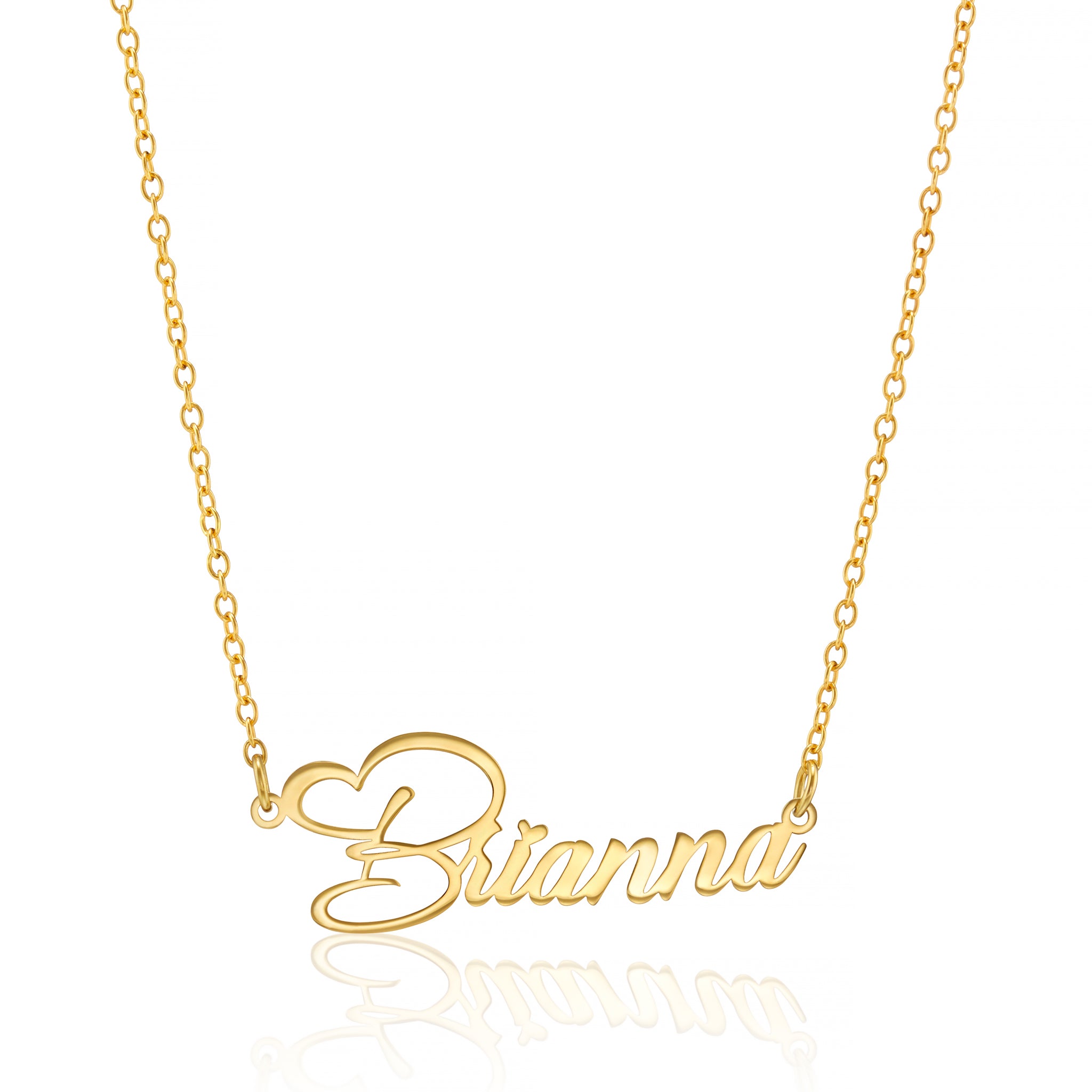 Personalised Heart Name Necklace