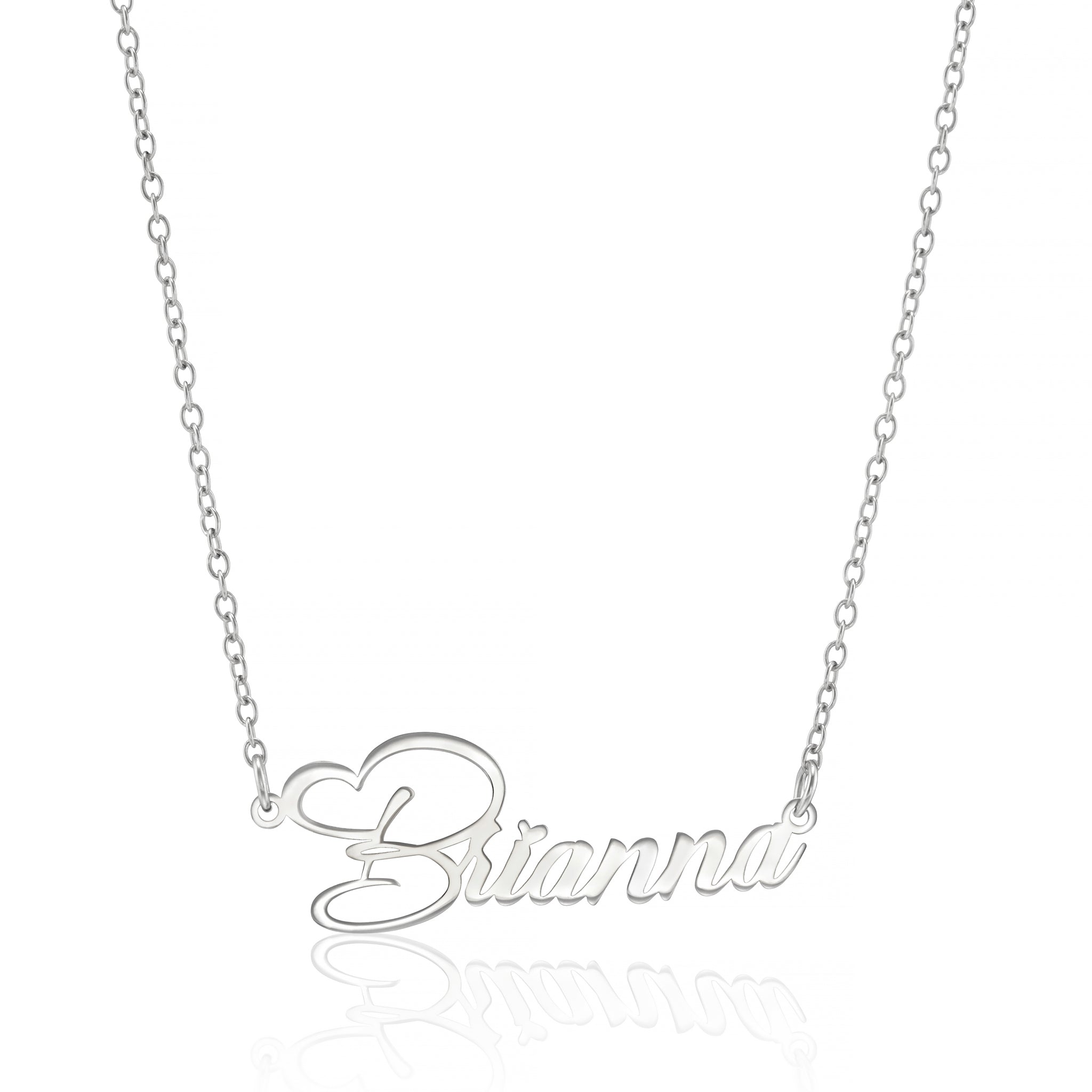 Personalised Heart Name Necklace