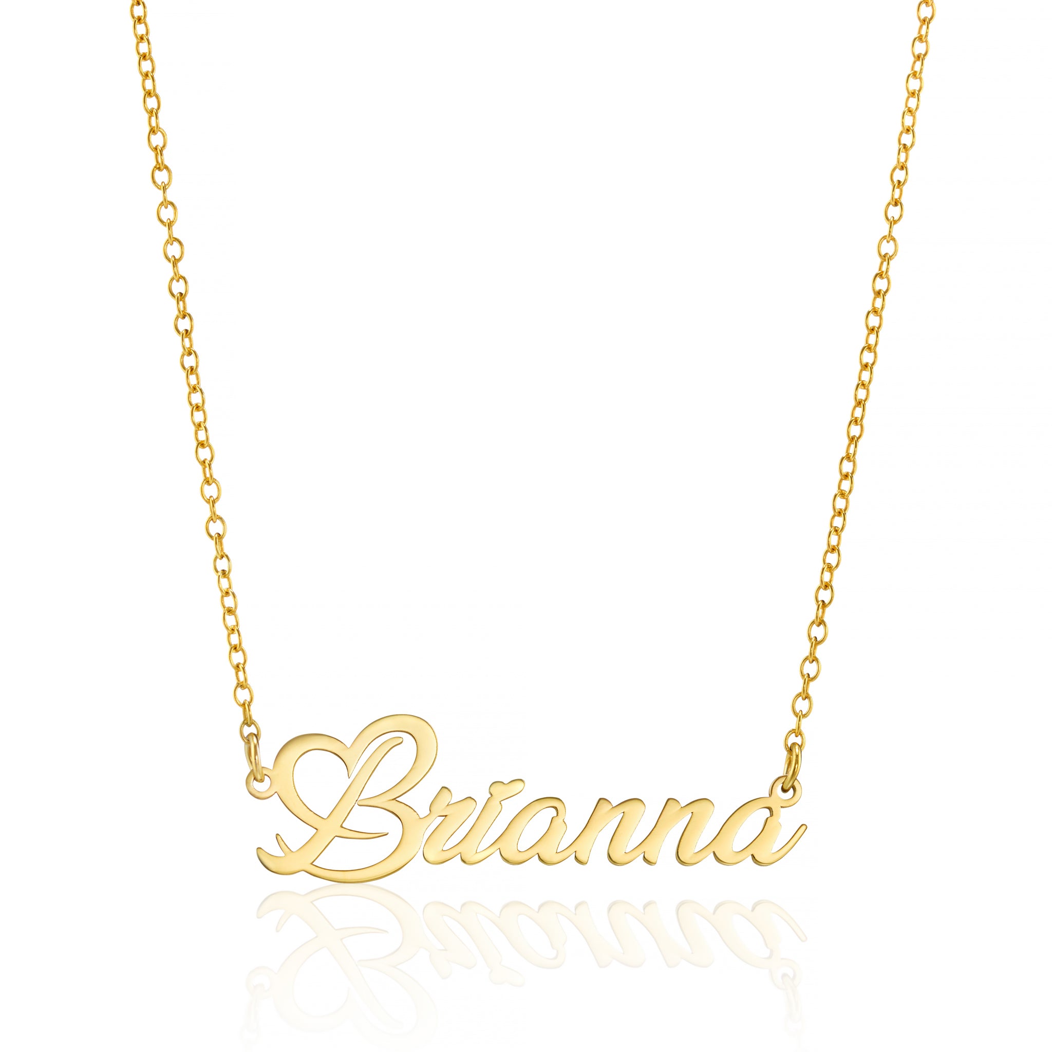 Personalised Heart Name Necklace