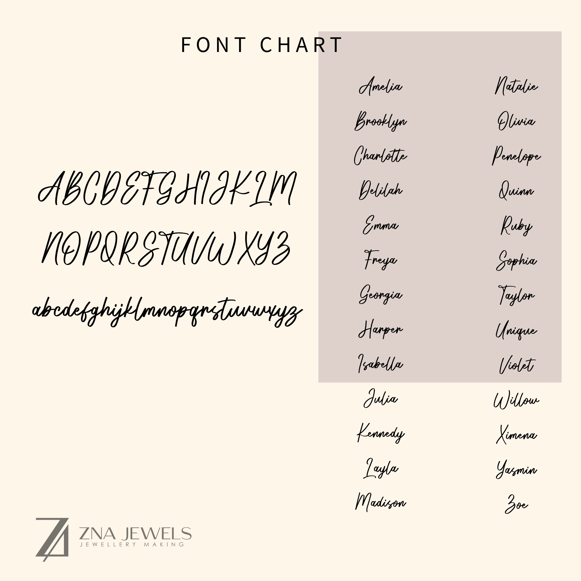 Personalised Vertical Name Necklace