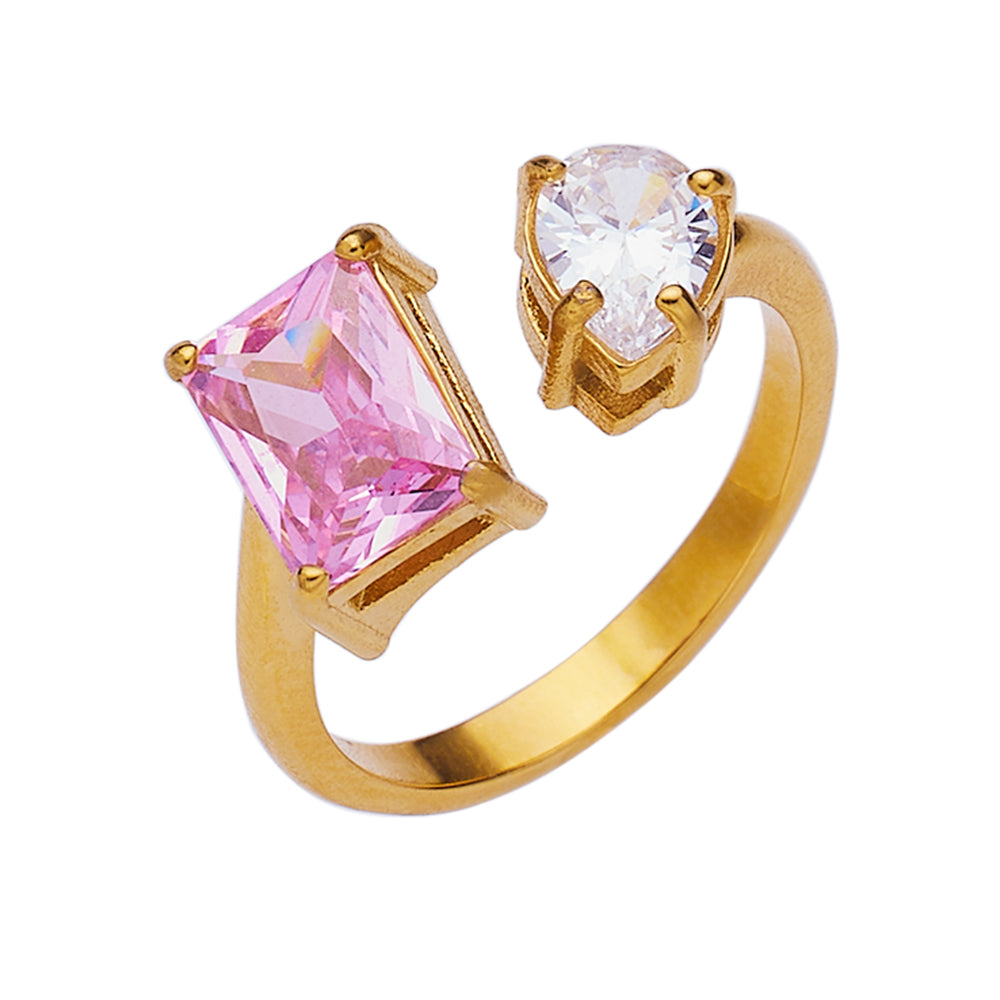 Personalised Gold-Tone Gemstone Rings