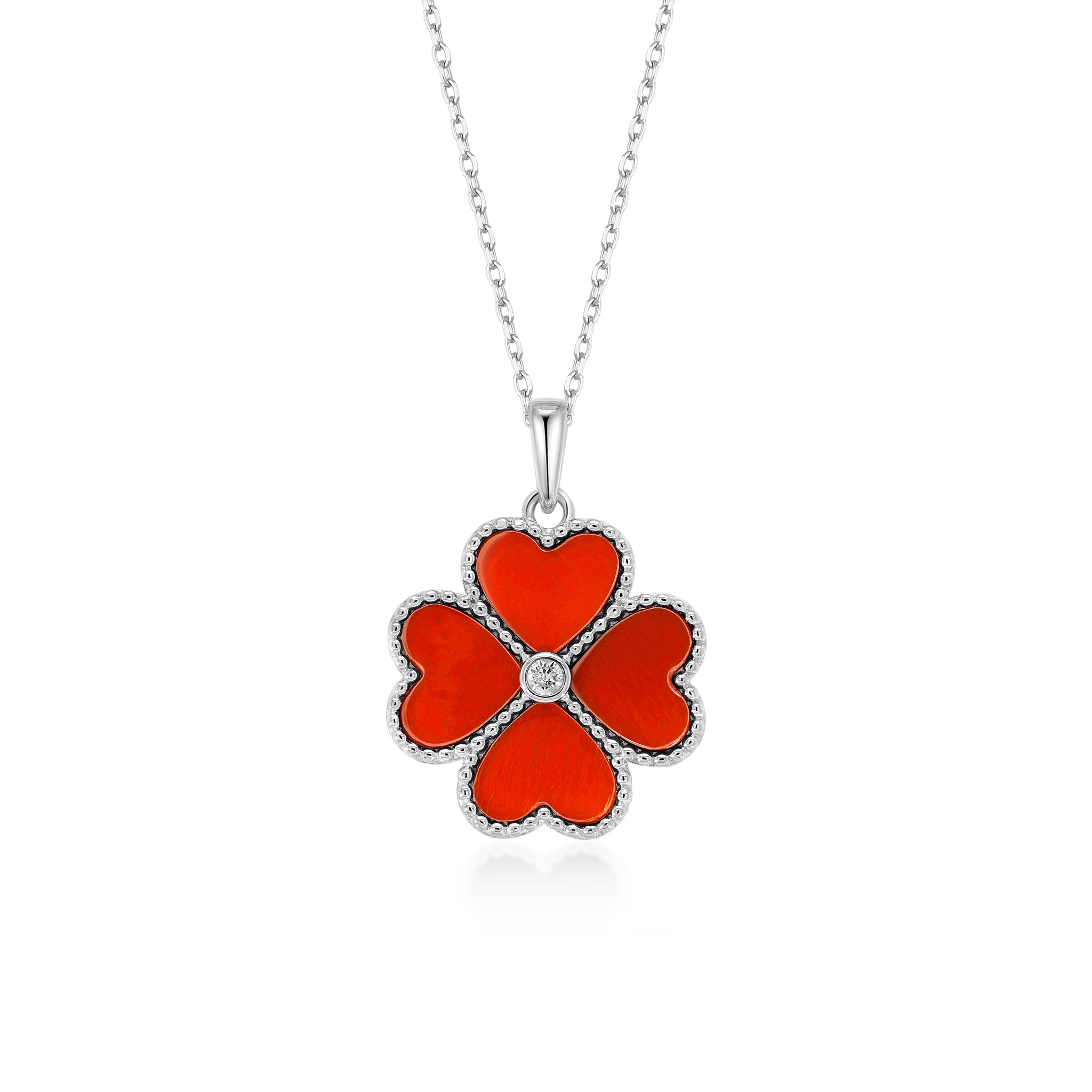 Double-Sided Clover Necklace