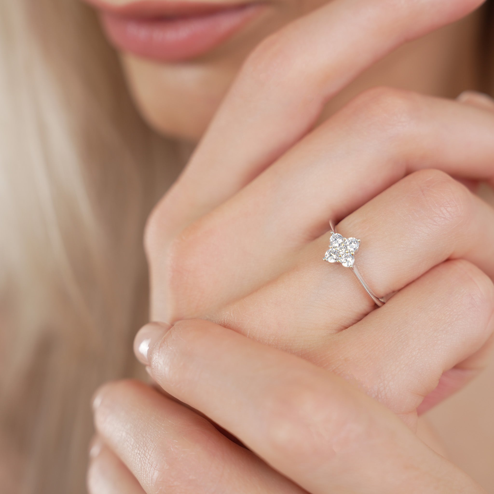 Floral Cluster Ring