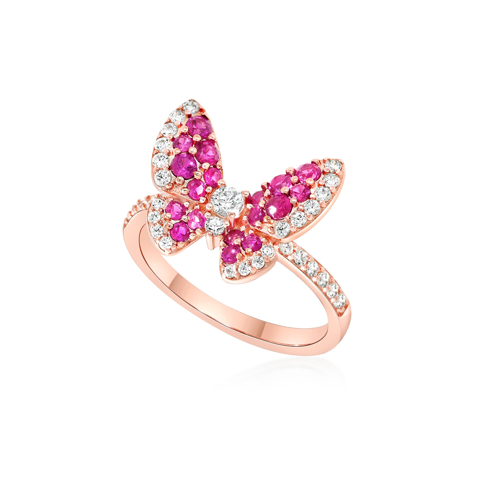 Rose Gold Butterfly Ring