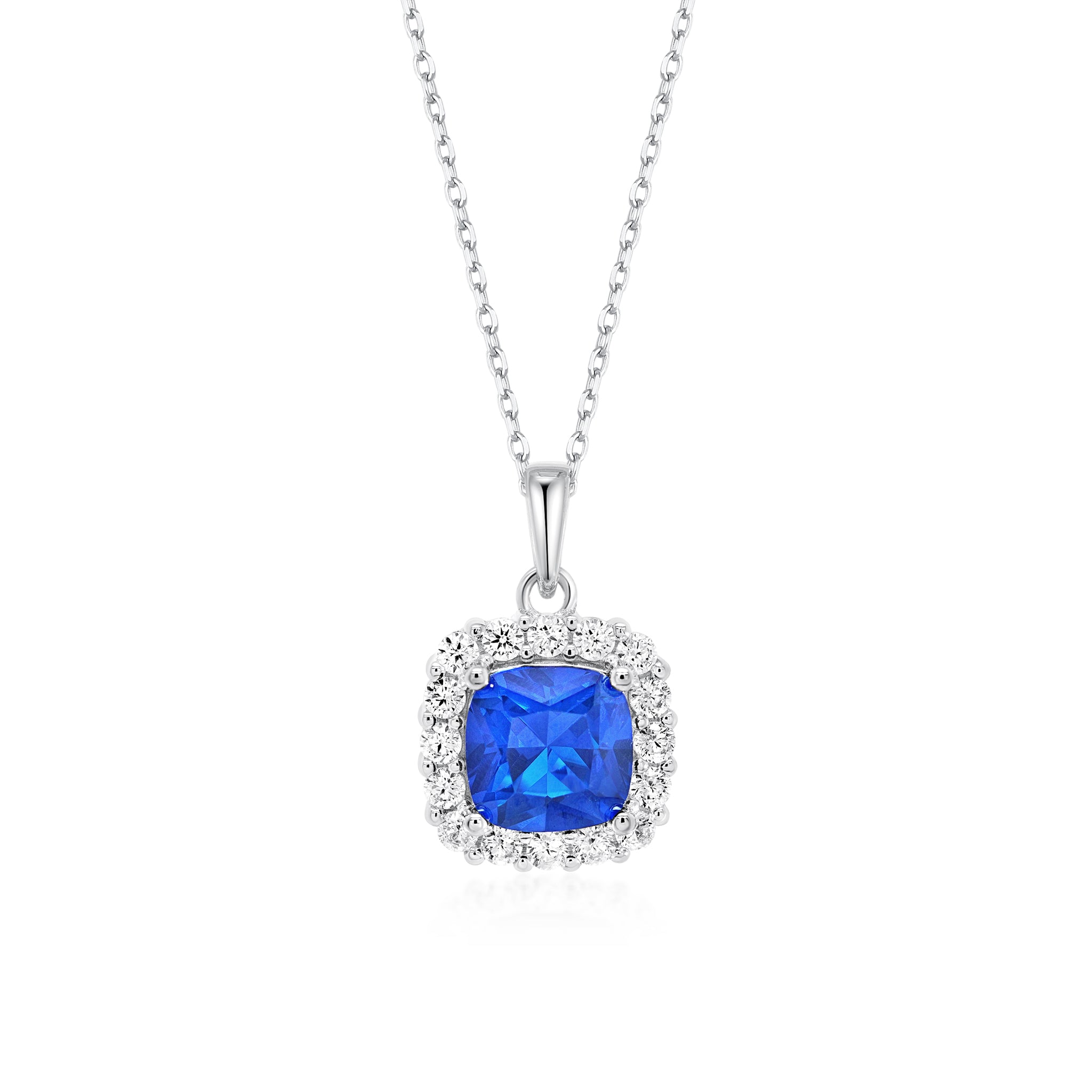 Sapphire Pendant Necklace