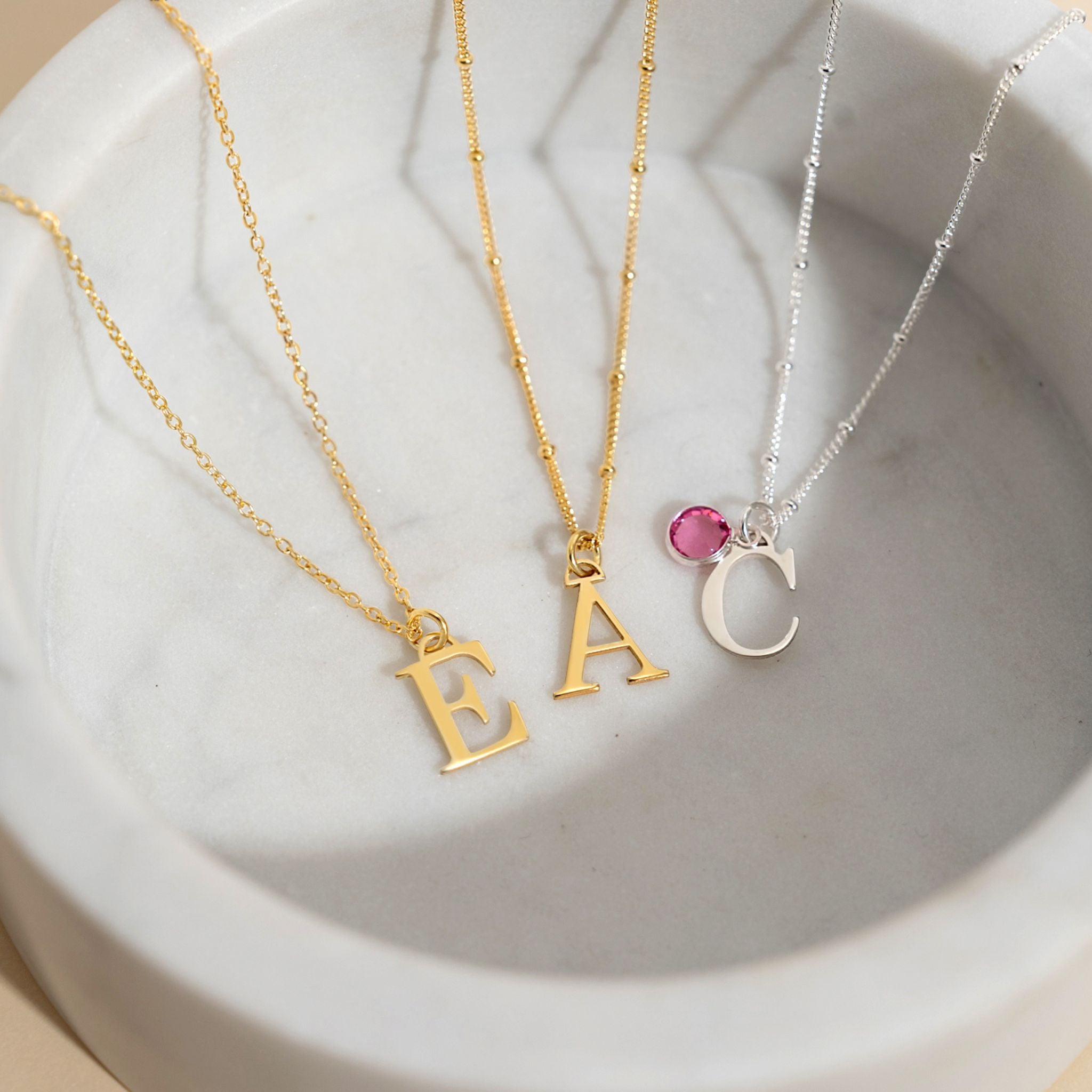 Personalised Bold Initial Necklace