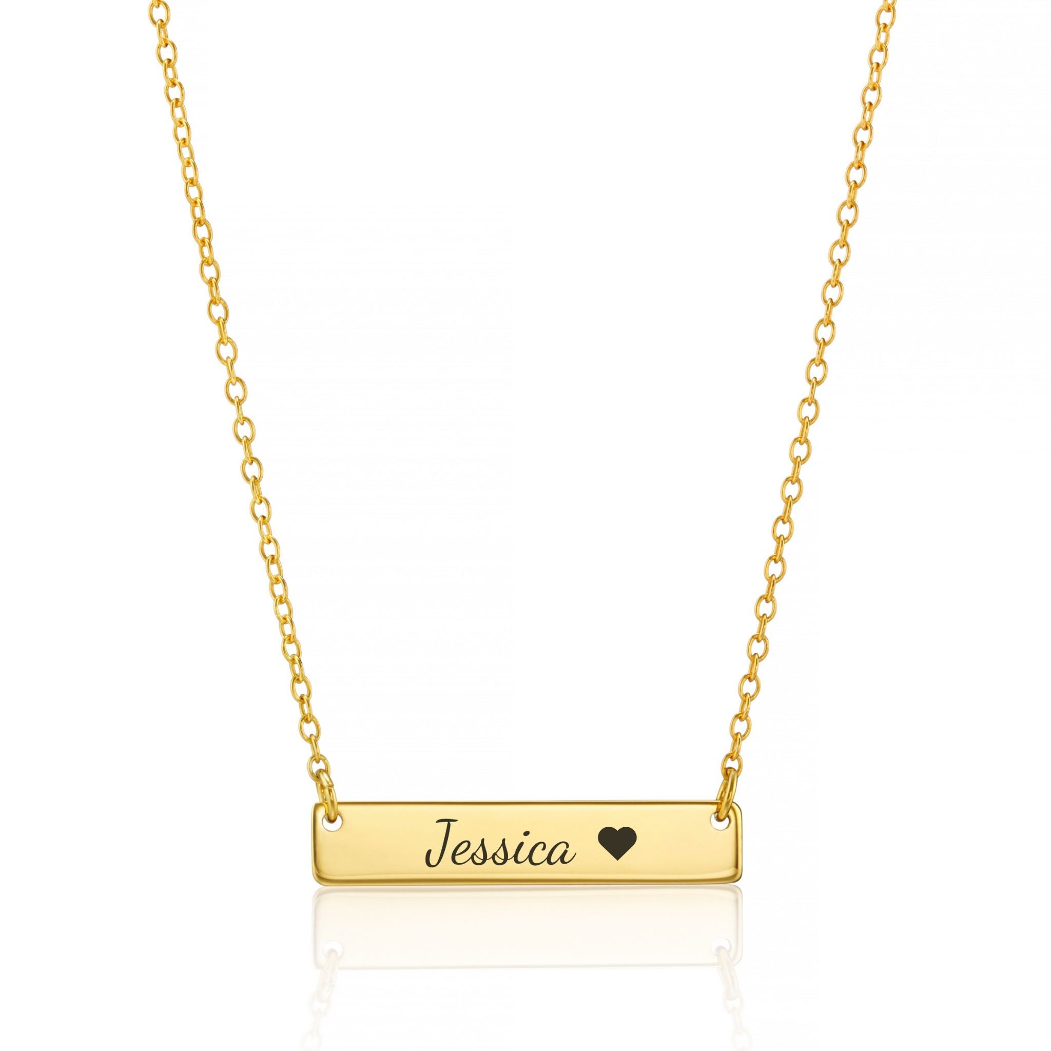 Personalised Dainty Name Tag Necklace