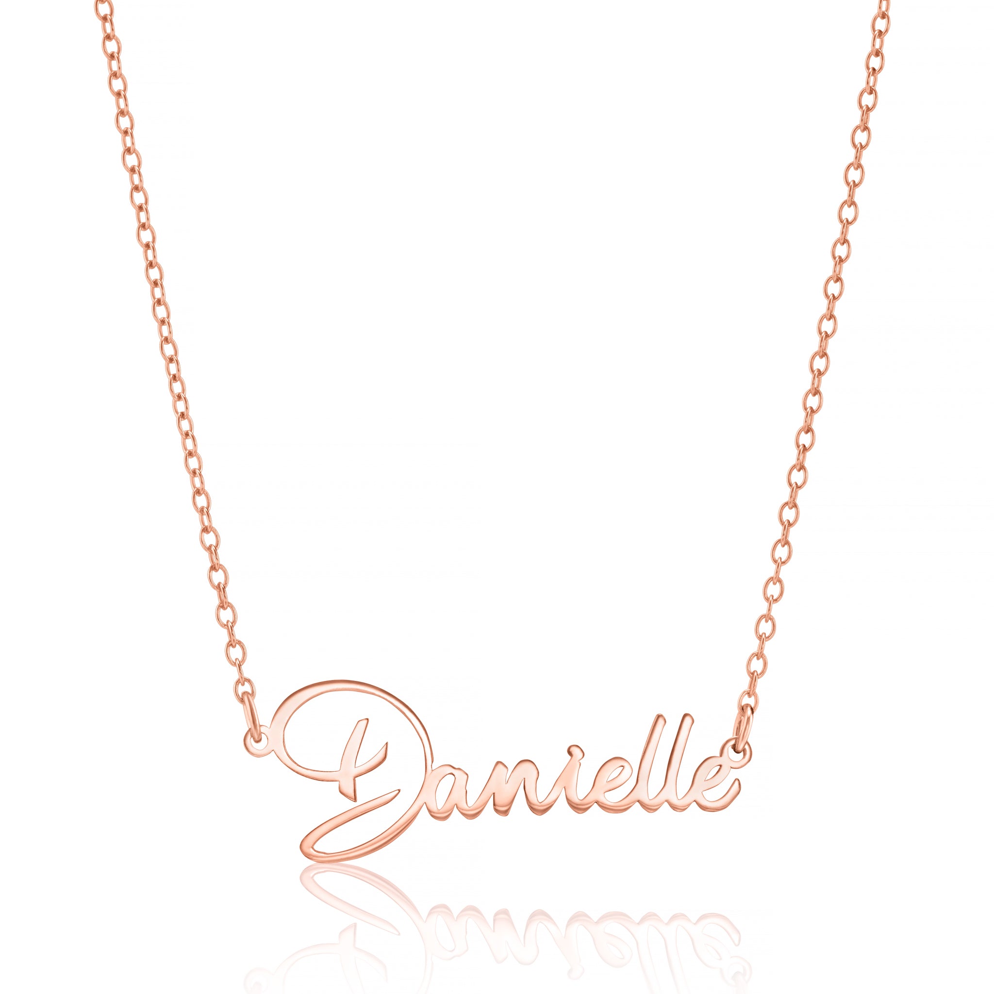 Cursive Name Necklace - Elegant Personalised Script Design