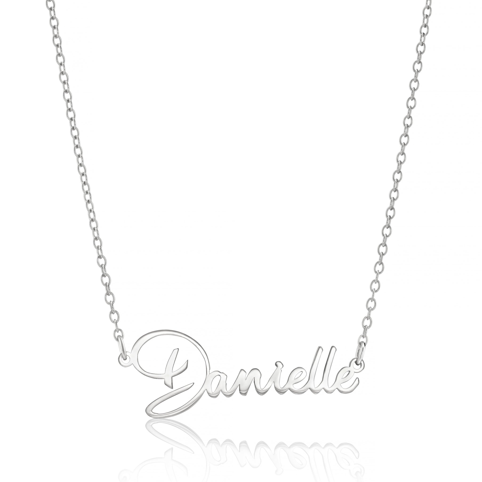 Cursive Name Necklace - Elegant Personalised Script Design